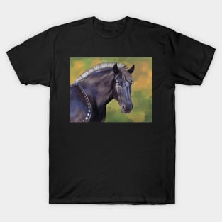 Painted Black Percheron T-Shirt